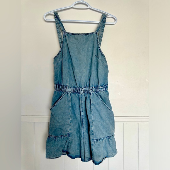 American Eagle Denim Romper. Size Small. - Picture 1 of 6